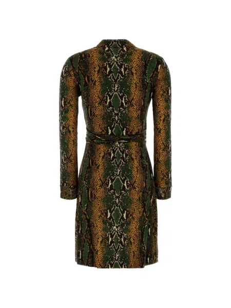 Rochie mini Dvf Diane Von Furstenberg cu imagine maro