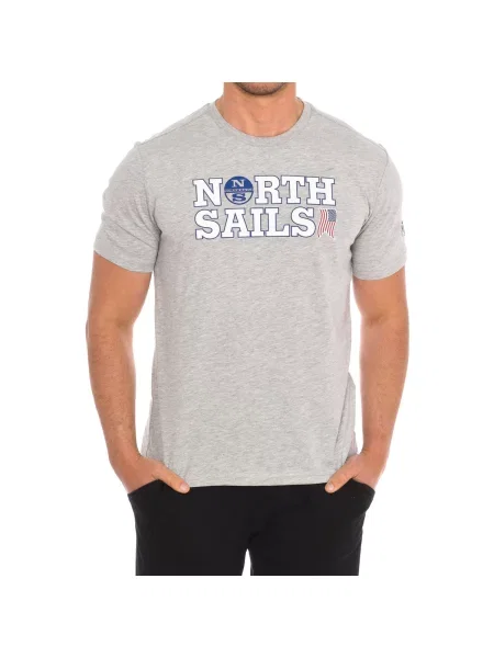 Tričko North Sails šedé