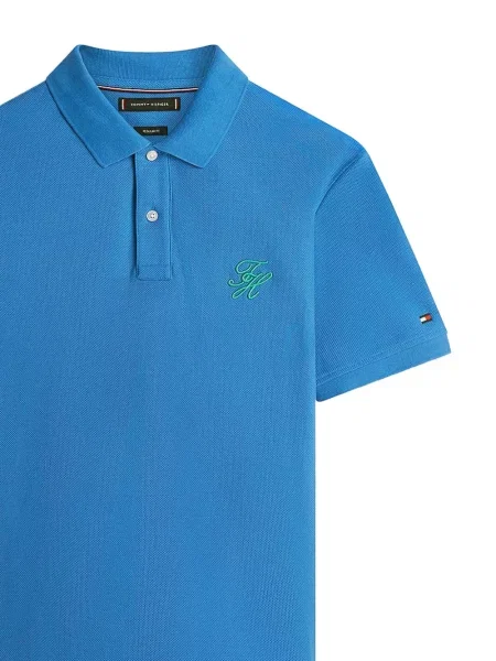 Pólóing Tommy Hilfiger autogrammal kék