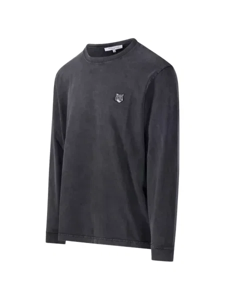 Lung tricou Maison Kitsune negru