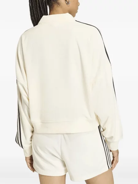 Pantaloni Adidas alergare cu autograf cu decolteu în V negru
