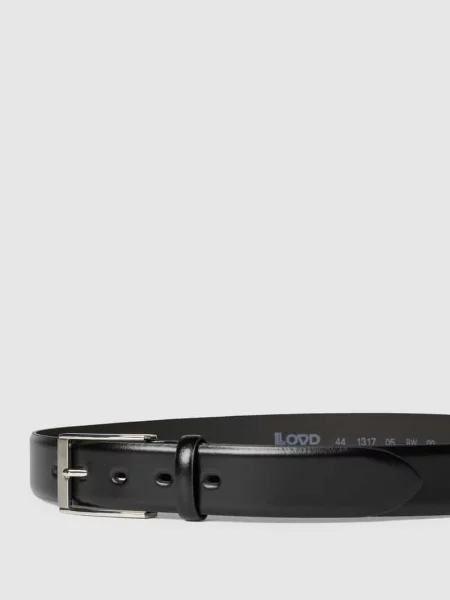 Pasek z naturalnej skóry Lloyd Men's Belts czarny