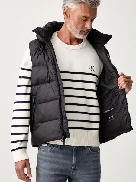 Calvin Klein Jeans пухен елек мъжки черно