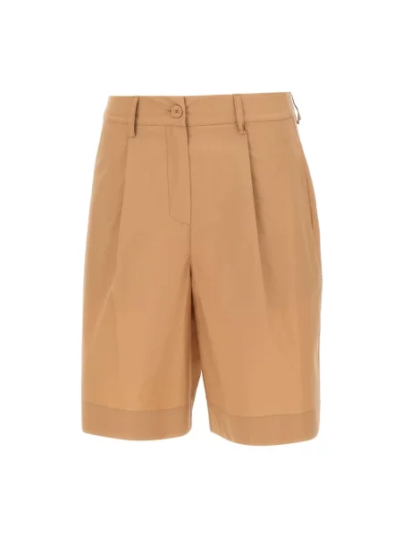 Szorty Kaos plisowane brązowe