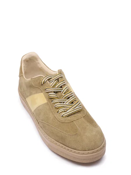 RYŁKO Nízke tenisky žltohnedá / olivová