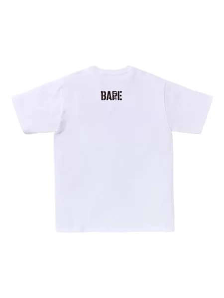 Tricou A Bathing Ape® cu model camuflaj alb