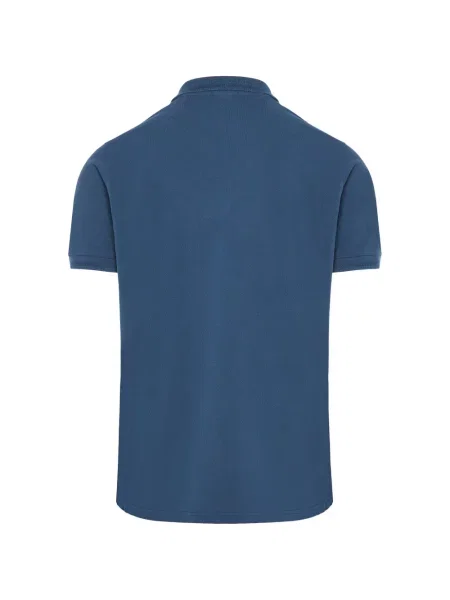 Tricou polo Bob cu imagine albastru