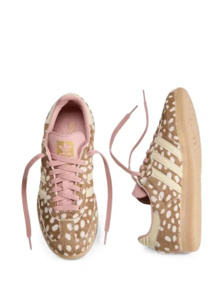 Sneakerși Adidas Samba cu buline maro