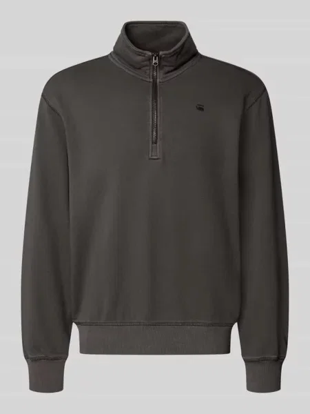 G-Star bluza Unit washed half zip czarna
