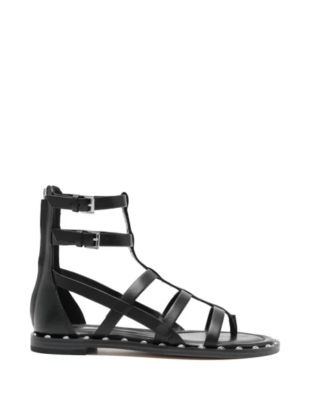 Sandale Michael Kors cu cataramă cu tepi negru