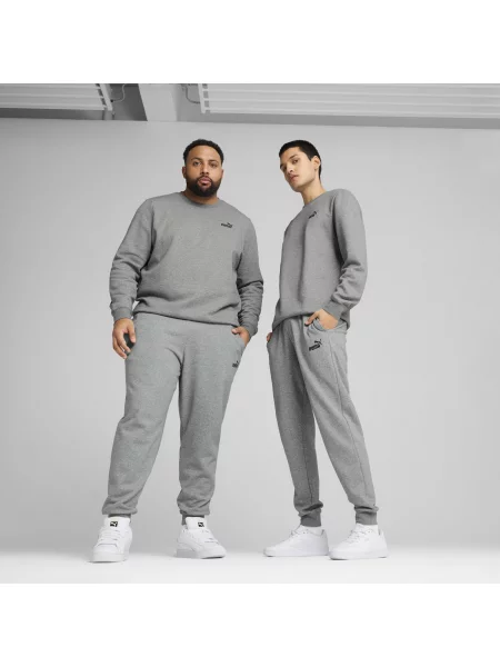 PUMA spodnie dresowe Essentials z logo No. 1 Odzież S szary