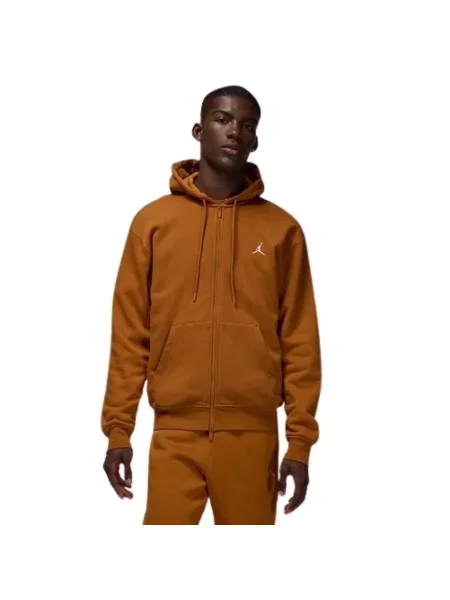 Bluza z kapturem Nike polarowa z kapturem brązowa