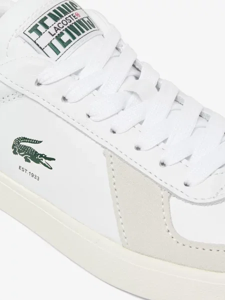 Кожаные кроссовки Lacoste белые