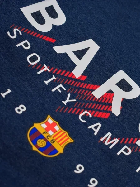 Koszulka z okrągłym dekoltem Barça Spotify Camp Nou szara