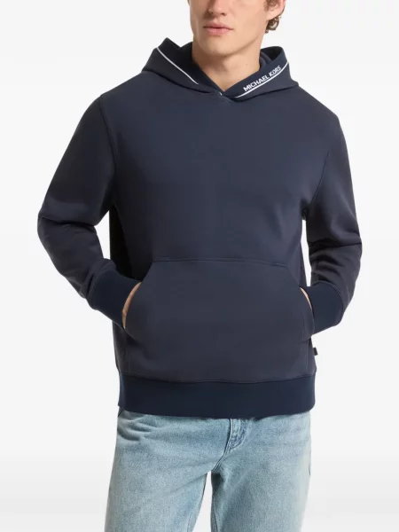 Hanorac cu glugă Michael Kors albastru