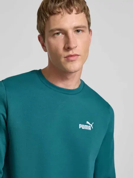 Haftowany sweter Puma Performance zielony