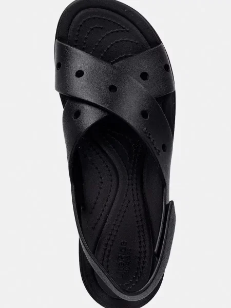 Crocs szandál Brooklyn 4U Cross Strap Sandal fekete