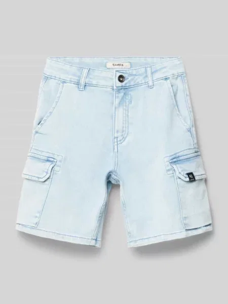Szorty jeansowe z cargo Garcia niebieskie