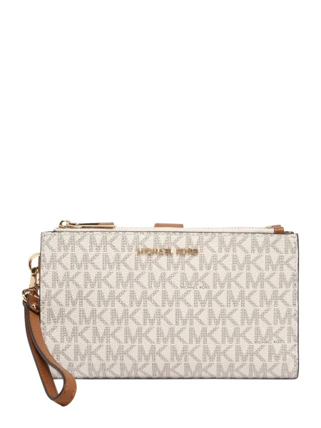 MICHAEL Michael Kors Portofel maro / gri / murdar alb