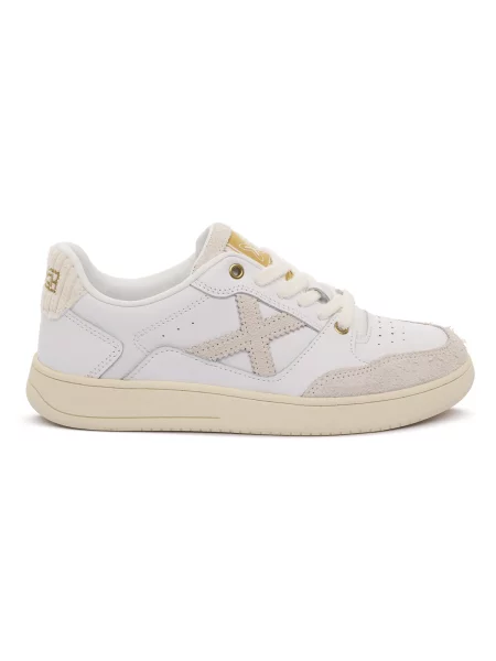 Pantofi Munich alb