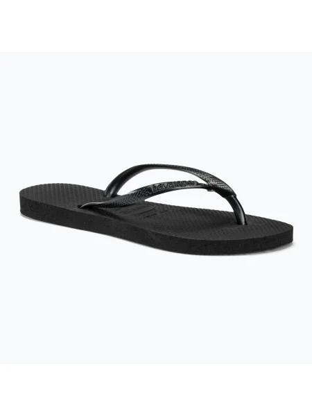 Havaianas flip-flop női lapos talpú fekete
