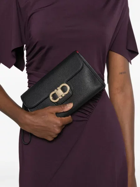 Geantă plic Ferragamo negru
