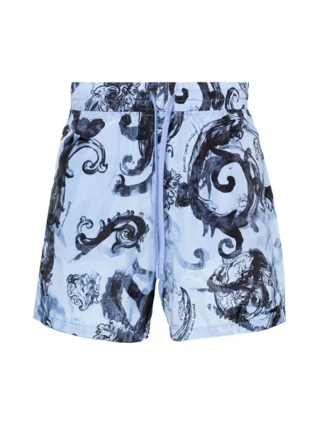 Szorty jeansowe Versace Jeans Couture niebieskie