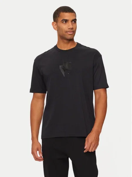 BOSS GREEN Tricou Mirror | Relaxed fit negru