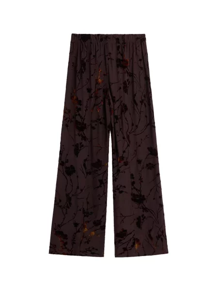 Desigual Pantaloni bordeaux roșu
