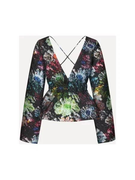 Bluzka Stine Goya z baskinką czarna