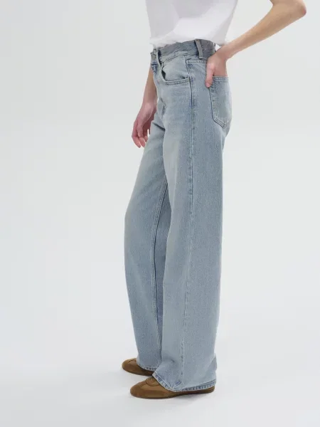 Широкие джинсы Ltb Jeans голубые