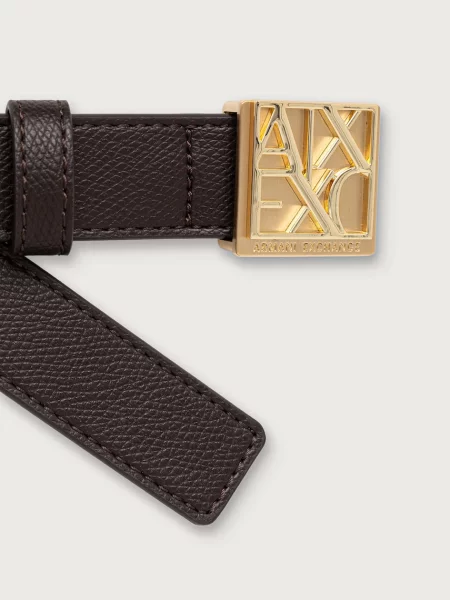 Armani Exchange ремінь зі штучної шкіри