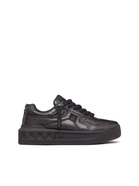 Sneakersy Valentino Garavani skórzane czarne