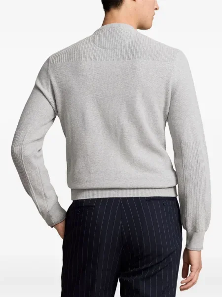 Boxeri Polo Ralph Lauren plisat cu broderie din piele gri