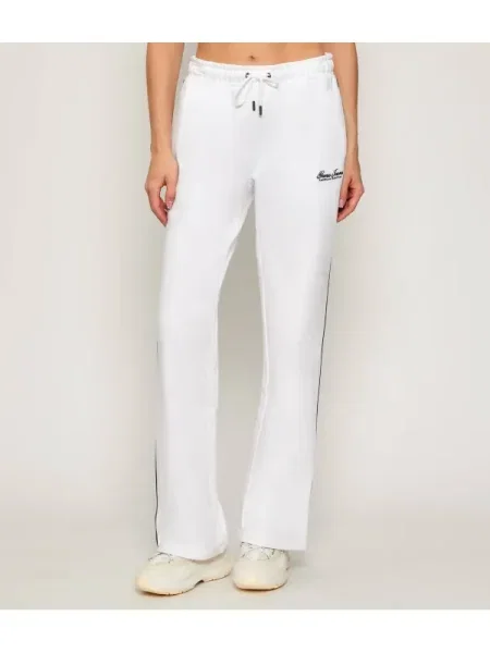 Guess Jeans Pantaloni de trening | flare fit alb