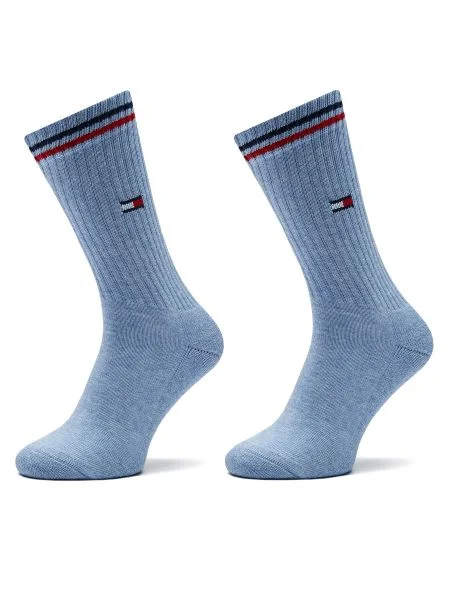 TOMMY HILFIGER Zokni kék / vérvörös fehér