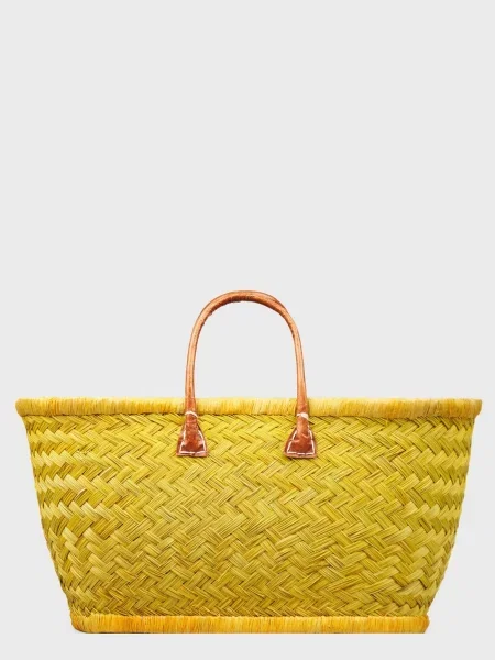Le Comptoir de la plage Aravola Пляжна сумка Солома жовтий