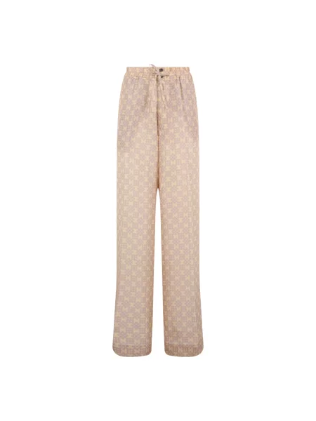 Spodnie Dries Van Noten beżowe