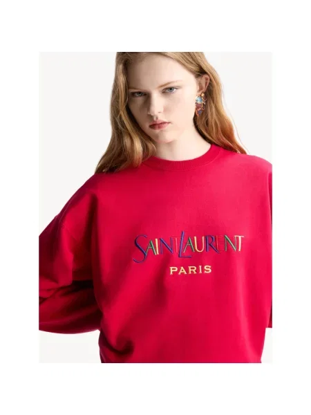 Bluza Saint Laurent czerwona