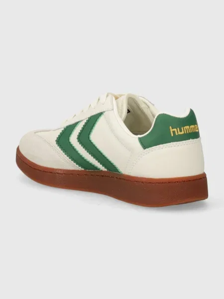 Kožené tenisky Hummel bílé