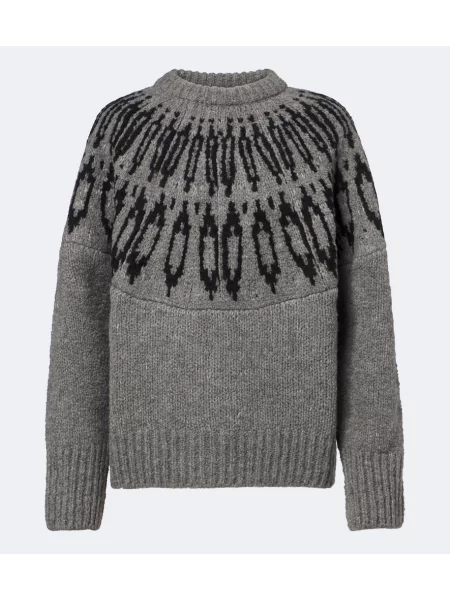 Pulover Altuzarra de lână gri