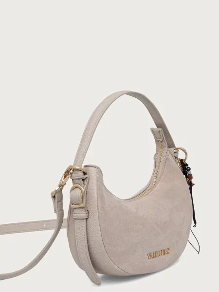 Valentino Bags crossbody torbica iz imitacije semiša WINNIE WINTER bež