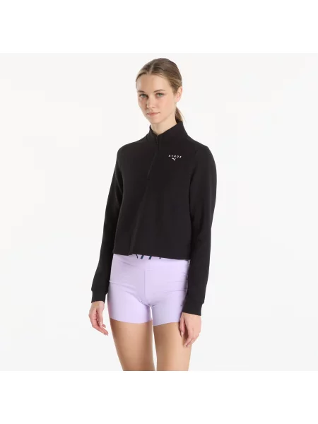 Hanorac cu fermoar Puma negru