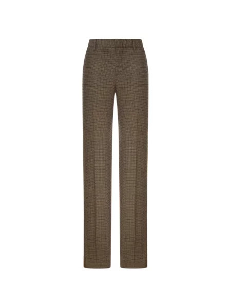 Pantaloni Etro în carouri maro