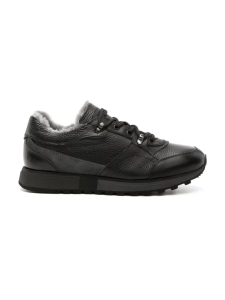 Sneakersy Casadei skórzane czarne