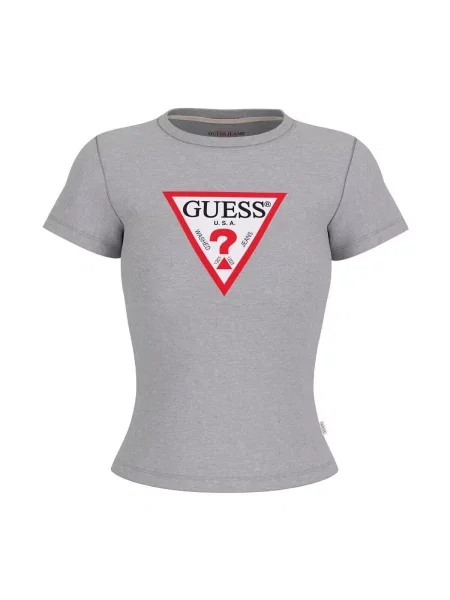 Krátké tričko Guess Jeans bílé