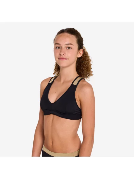 Strój kąpielowy dziecięcy Decathlon czarny