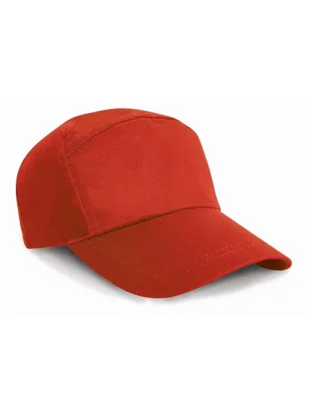 Gładka Czapka Bejsbolówka Unisex czerwona