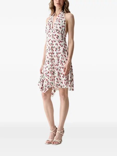 Rochie mini Guess cu imagine alb
