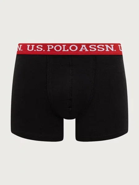 U.S. Polo Assn. облягаючі боксери з бавовною CONTRAST BRAND WAISTBAND 3 шт.